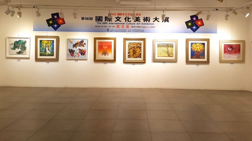 圖片說明：「韓國國際文化美術大展」邁入第56年，約20餘國家地區的藝術家參與競技，並將在韓國美術館（Korea Gallery）舉行頒獎的盛典。(記者謝榮浤翻攝)