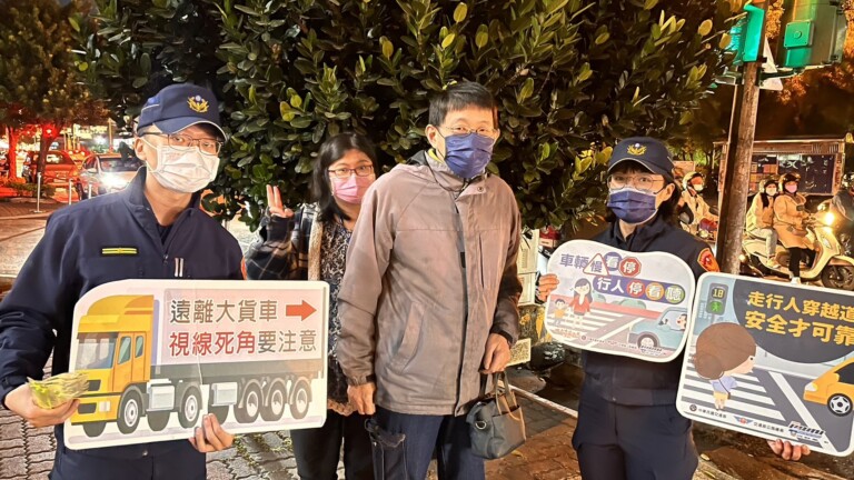 臺中市政府警察局規劃「路口安全執法」，針對未暫停讓行人及易釀嚴重傷害等3項重點違規行為加強執法。(圖/記者林㤈輝翻攝)