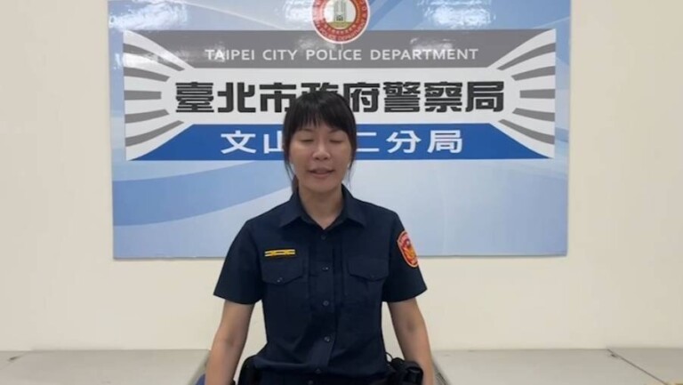 景美所所長劉家鈴說明：景美派出所調閱相關監視器畫面，遂將張嫌查緝到案，詢後移送臺灣臺北地方檢察署偵辦。（記者楊國域翻攝）