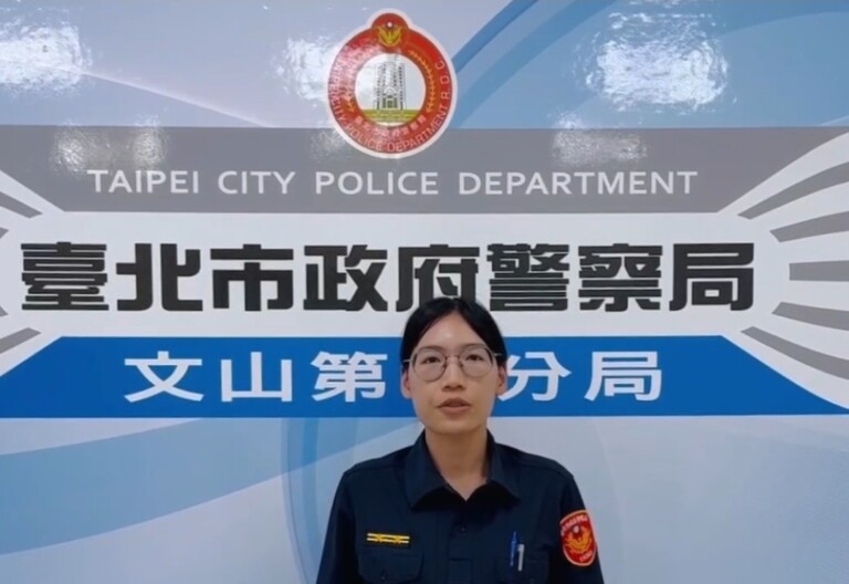 景美所所長許美雲提醒民眾，財物應隨身攜帶，並秉持「財不漏白」的原則，以免成為竊賊目標。（記者黃荷琇 翻攝）