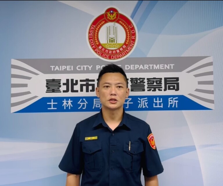 社子所所長呂俊逸呼籲民眾，深夜時段務必提高警覺，若發現可疑人物或異常情況，應立即報警。（記者 黃荷琇翻攝）