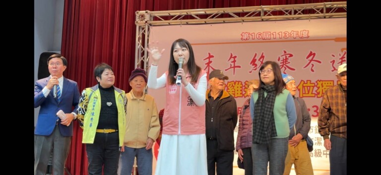 張文潔議員在活動中承諾將繼續舉辦這項活動，讓更多需要幫助的長者受惠。（記者 趙靜姸翻攝）