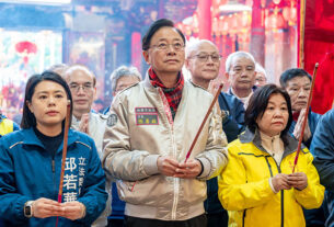 初九天公生　張善政市長赴八德參香祈願 桃園昌隆發展