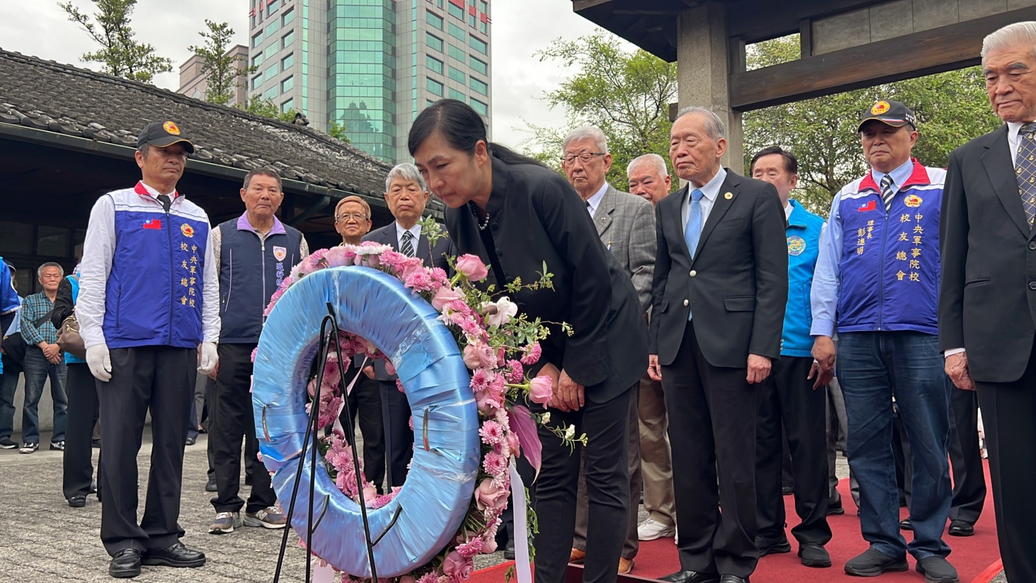 國父曾侄孫女孫雅麗來台出席「國父孫中山先生逝世100週年緬懷紀念植樹活動。」（記者/司徒 攝）