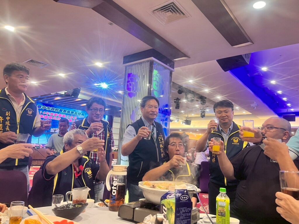 治安數據亮眼阻詐成效全國矚目，五分局表揚績優民力，38名協勤英雄獲肯定。（圖/記者蔡尚芸翻攝）