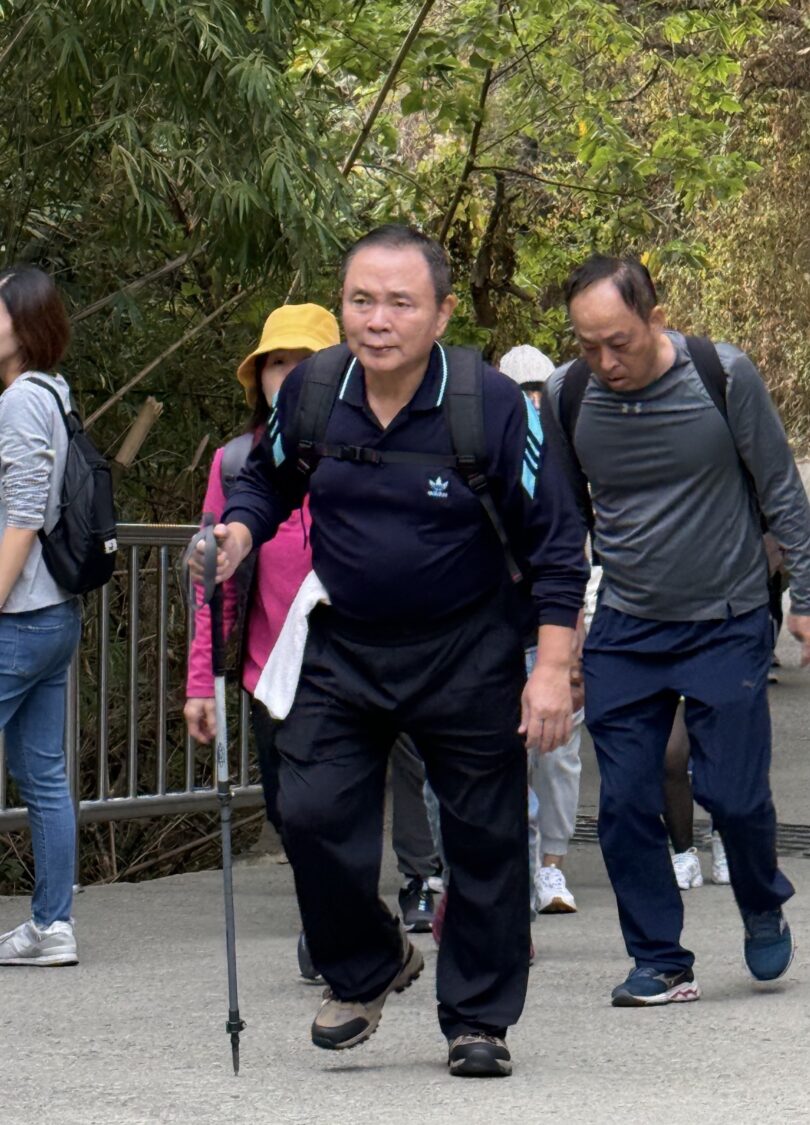 齊心登高、守護同行，保全產業不僅守護社會，內部也充滿向心力。（圖/記者蔡尚芸翻攝）