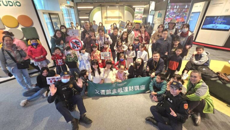 打詐投籃機宣導活動圓滿完成。(圖/記者薛秀蓮 翻攝)
